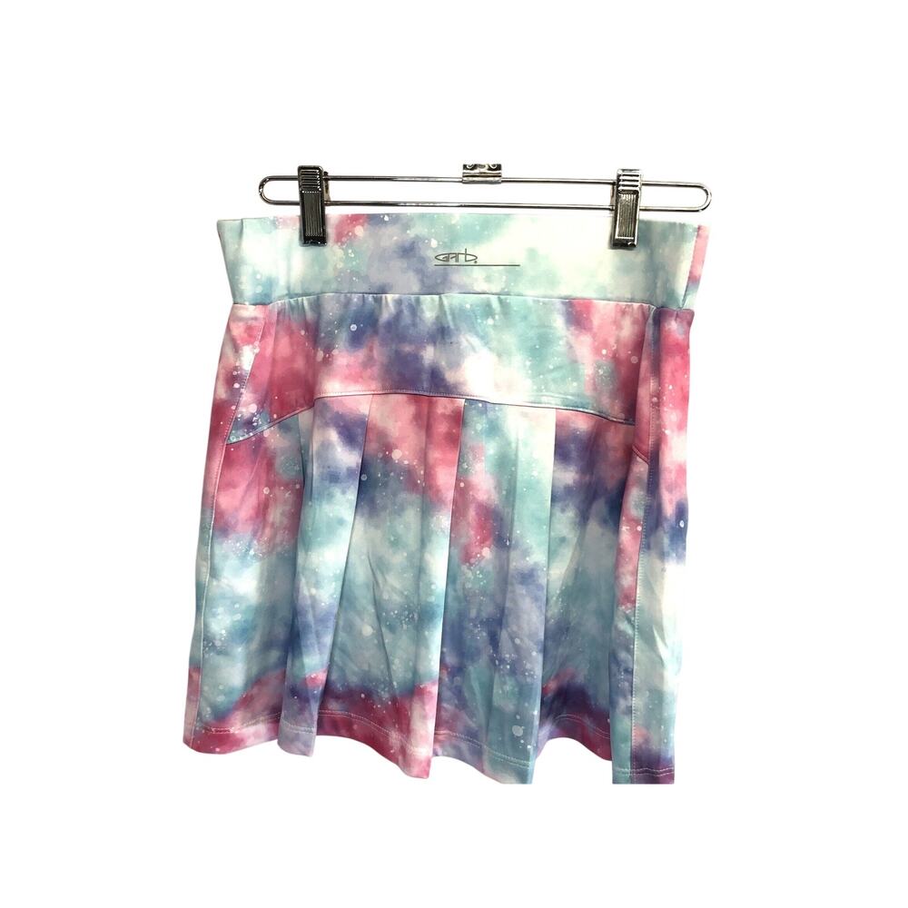 Garb Pink Blue Tie Dye Skirt Golf Skort Age 13-14 Adolescent/Teen UPF 50+ NWT